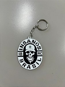 Chaveiro Brasão Insanos Mc