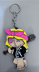 Chaveiro - Boneca taco rosa