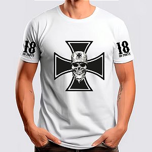 Camiseta Cruz de Malta - Branca