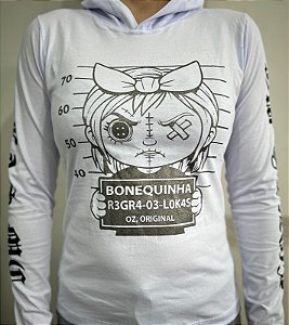 Manga Longa Bonequinha Regra 3 - Branca