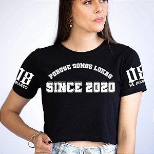 Cropped Lokas - Since 2020 Preto