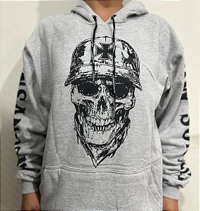 Moletom Família Insanos Mc - Cinza