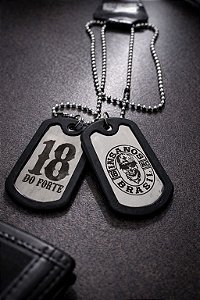 Colar Tag Insanos Mc 18 do Forte - 30 cm