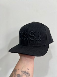 Boné ISSI - All Black Aba reta
