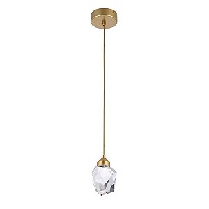 Pendente Led MYA 3W 3000K Dourado