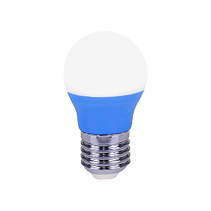 Lâmpada Bolinha LED Bivolt 3W Azul