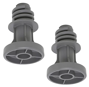 Kit 2 Pés Traseiro Para Fogão Brastemp/consul W10510035