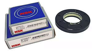 Kit Rolamento e Retentor Lava e Seca Moderno Wd8854/wd106/wd0856 -  2 Rolamentos +  1 Retentor