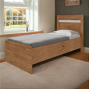 Cama Solteiro Baú Larissa