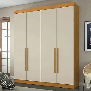 Guarda Roupa Casal Roma 4Pts Conquista