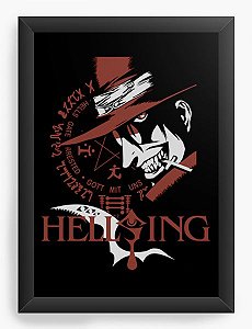 Quadro Decorativo A4(33X24) Anime Hellsing