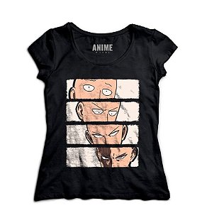 Camiseta  Feminina Anime One Punch Transformation