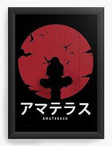 Quadro Decorativo A4(33X24) Anime Amaterasu