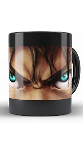 Caneca Anime Attack on Titan Eren Yeager Fearless
