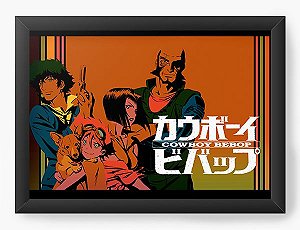 Quadro Decorativo A4(33X24) Anime Cowboy Bebop