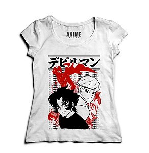 Camiseta  Feminina Anime   Devilman Crybaby