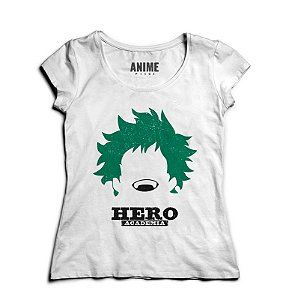 Camiseta  Feminina Anime   My Hero Academia Deku
