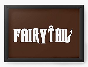 Quadro Decorativo A3 (45X33) Anime Fairy Tail