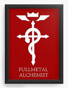 Quadro Decorativo A3 (45X33) Anime Fullmetal Alchemist