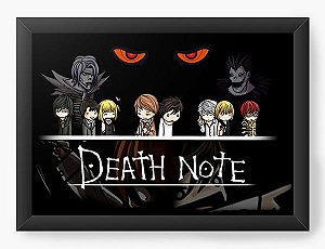 Quadro Decorativo A3 (45X33) Anime Death Note