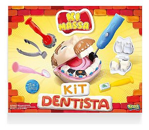 Massinha De Modelar Infantil Kit Dentista - Ki Massa