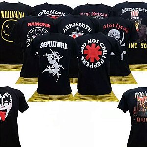 camisetas rock plus size femininas