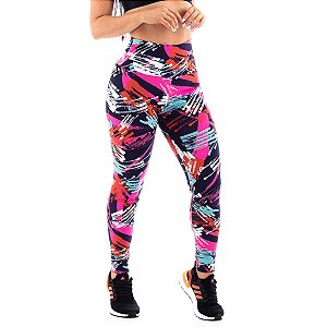 Kit com 10 Calça Legging Feminina Estampada sem Transparência