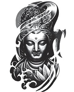 Tatuagem temporária | TRIBAL | Buda