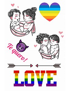 Tatuagem Temporária | Dia dos Namorados | LGBT