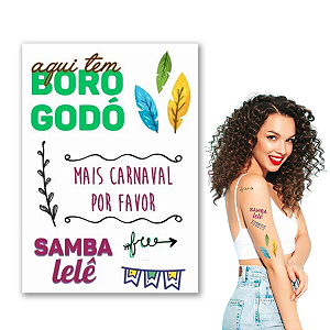 Tatuagem Temporária | Carnaval 029 - Borogodó