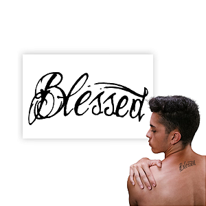 Tatuagem Temporária | Blessed