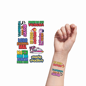 Tatuagem Temporária Carnaval Gostosin 082