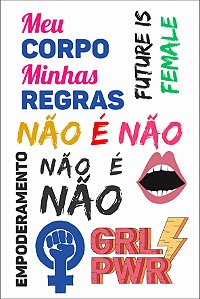 Tatuagem Temporária | Carnaval | Meu corpo minhas regras