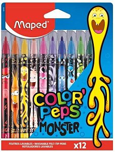 Caneta Hidrocor Colors'Peps Monster - Maped