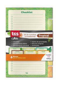 kit de Notinhas Adesivas Tropical _ Tris