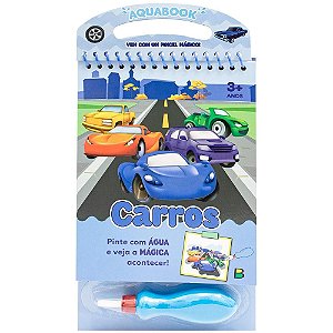 Livro Aquabook Carros