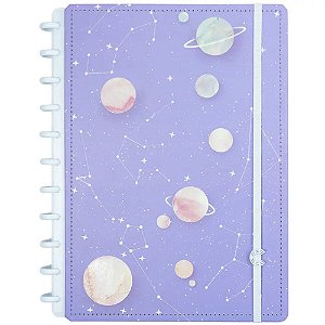 Caderno Inteligente Purple Galaxy By Gocase- Grande