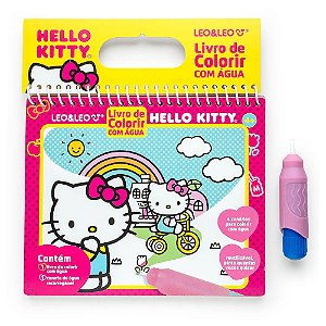 Livro de Colorir com Água Hello Kitty- Leo&Leo