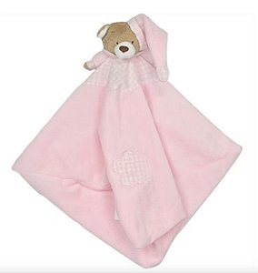 Naninha Blanket Urso Nino rosa