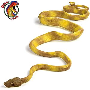 COBRA REI PAPO RÉPLICA DE SERPENTE PEÇONHENTA EM MINIATURA RÉPTIL