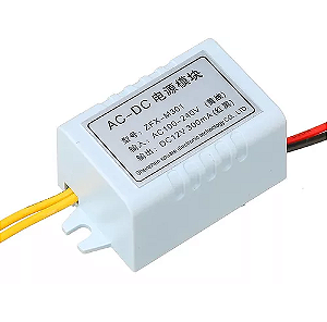 Fonte 110/220V AC-DC para 12V 300mA - AutoCore Robótica - Arduino