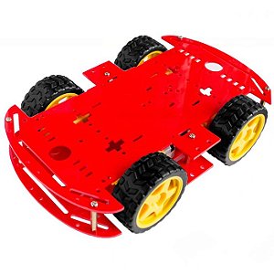 Kit Chassi 4WD - Vermelho