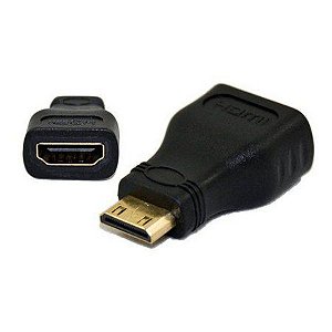 Adaptador Mini HDMI Macho para HDMI Fêmea