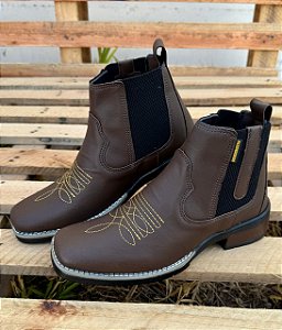 Botina Fazendeiros Premium Masculina Cor Marrom
