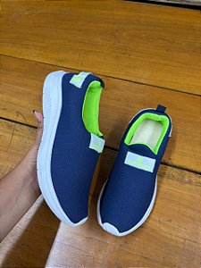 Tênis Calce Fácil Adulto Azul Marinho Fazendeiros