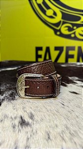 Cinto Americano em Couro Legítimo - Café 105