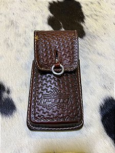 Bainha de Couro Legítimo para Celular - PBR