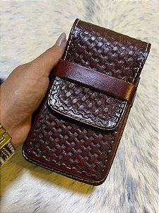 Bainha de Couro Legítimo para Celular - Lisa FT