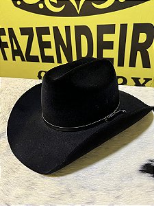 Chapéu Country Aveludado Mundial - Preto