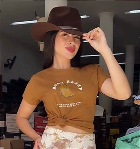 Chapéu Aba 8 Aveludado Mundial - Marrom